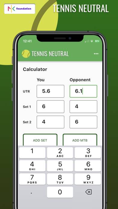 Tennis Neutral App screenshot #3