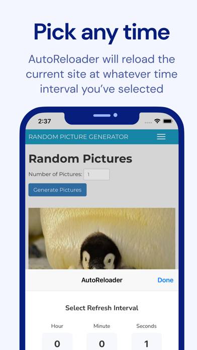 Auto Reloader: Page Refresher Captura de pantalla de la aplicación