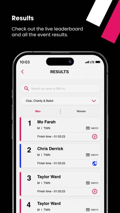 2024 TCS London Marathon App skärmdump #5