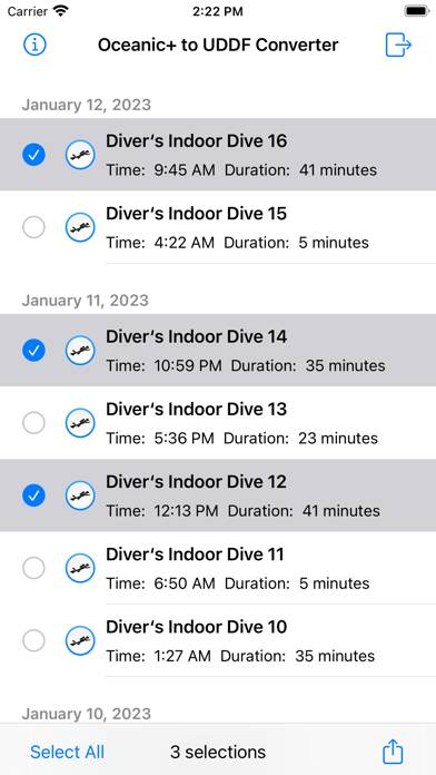 Dive Converter App-Screenshot #2
