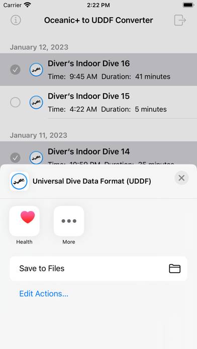 Dive Converter App screenshot #3