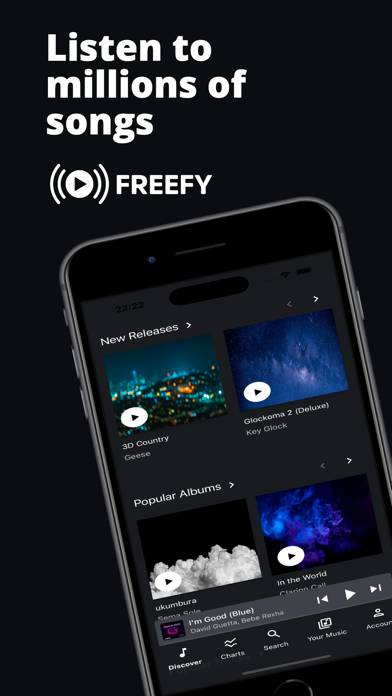 Freefy App skärmdump #1