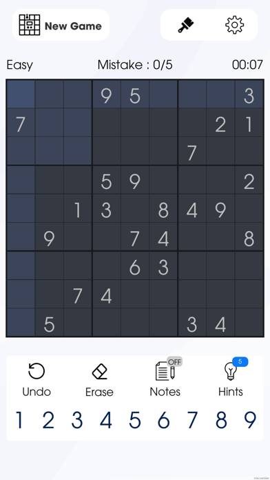 Sudoku : Number Games App skärmdump #3