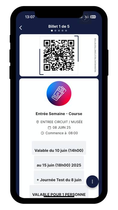 Le Mans Tickets Capture d'écran de l'application