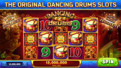 Dancing Drums Slots Casino Uygulama ekran görüntüsü #1