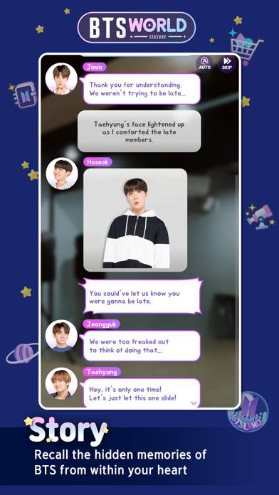 BTS WORLD Season 2 skärmdump