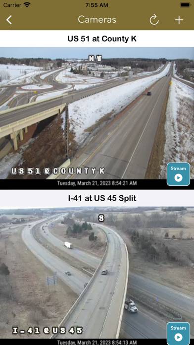 511 Wisconsin Road Conditions App screenshot