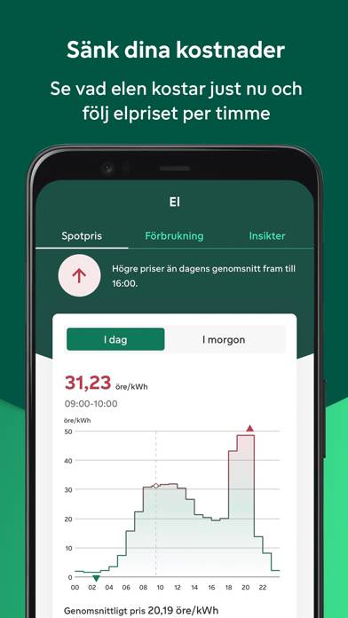 Fortum App skärmdump