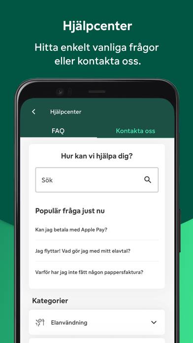 Fortum App skärmdump