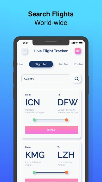 Live Flights Tracker App screenshot #4