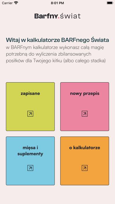 BARFny Kalkulator Kot App-Screenshot #1