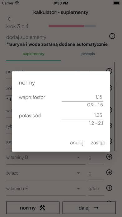 BARFny Kalkulator Kot App-Screenshot #4