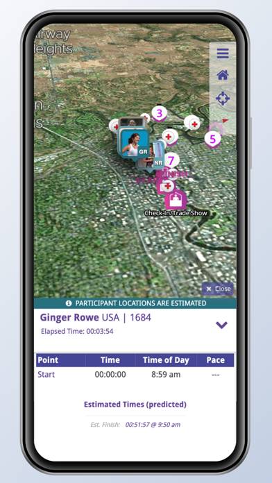 Lilac Bloomsday Run Tracker App screenshot #3