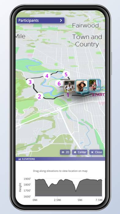 Lilac Bloomsday Run Tracker App screenshot #4