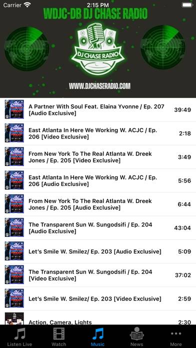 DJ Chase Radio App screenshot