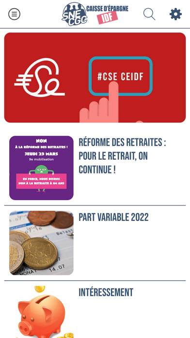 Sne-cgc Ceidf capture d'écran