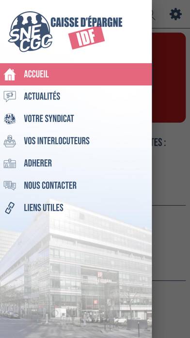 Sne-cgc Ceidf Capture d'écran de l'application