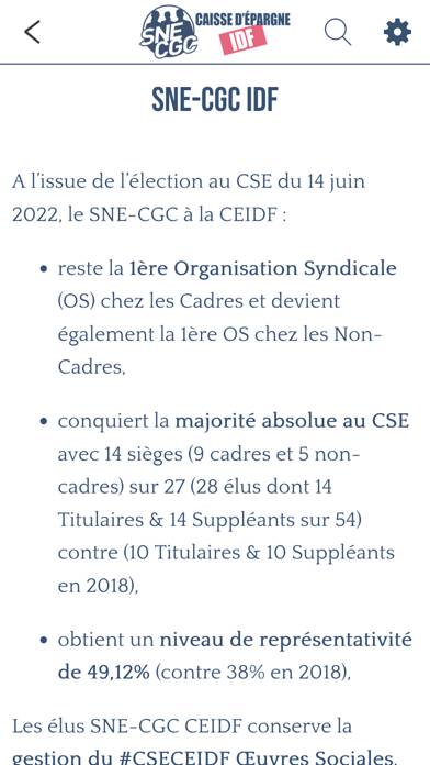 Sne-cgc Ceidf Capture d'écran de l'application