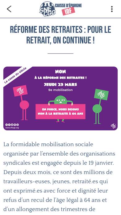 Sne-cgc Ceidf Capture d'écran de l'application