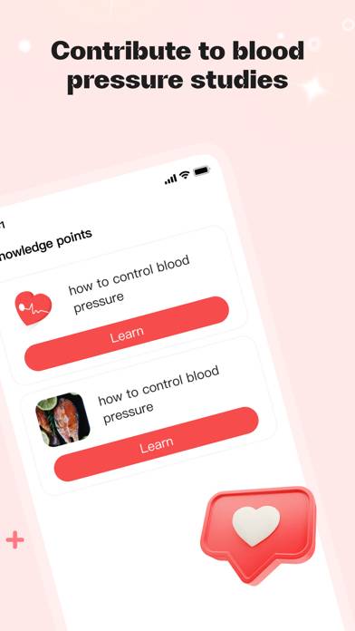 Blood Pressure APP-pulse track Schermata dell'app #2