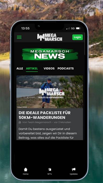 Megamarsch App-Screenshot #5