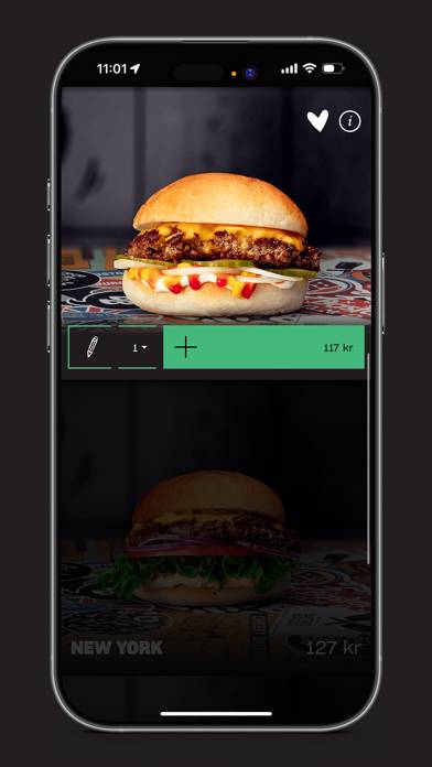 Bastard Burgers App skärmdump