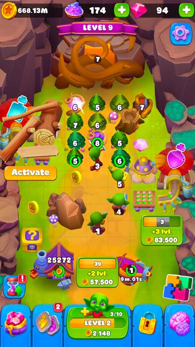 Goblins Wood: Tycoon Idle Game Bildschirmfoto