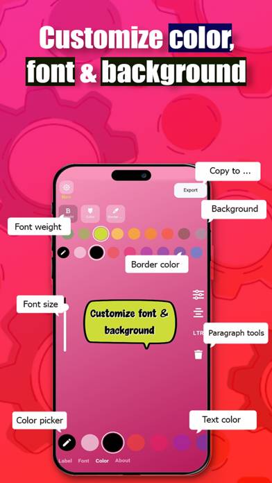 Fonto App screenshot