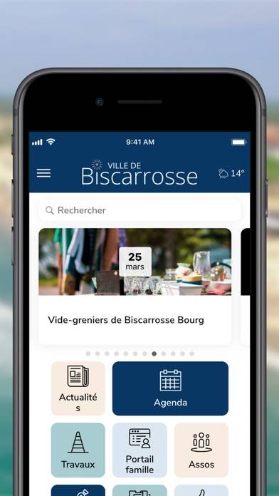 Ville de Biscarrosse capture d'écran