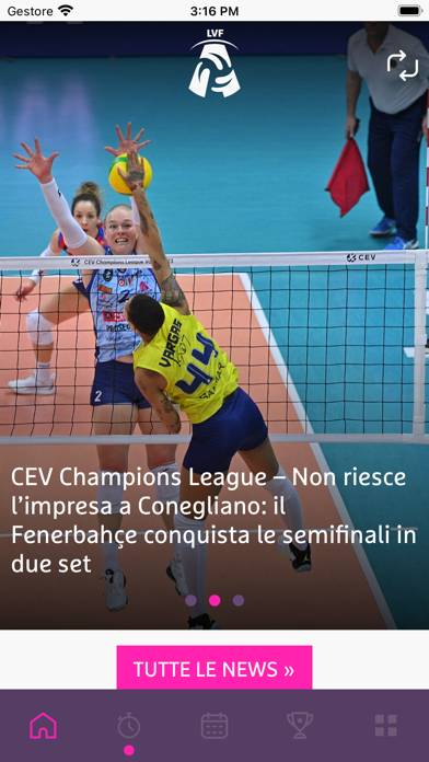 Lega Volley Femminile Schermata dell'app #1