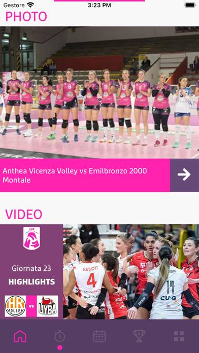 Lega Volley Femminile Schermata dell'app #2