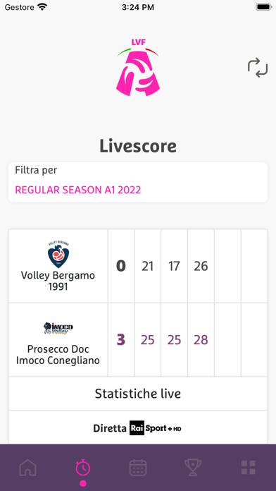 Lega Volley Femminile Schermata dell'app #4