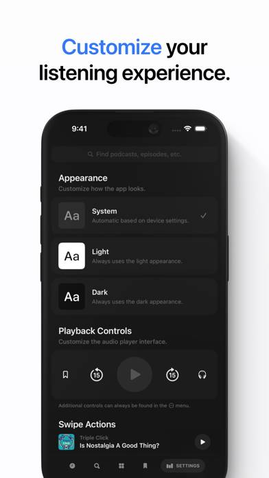 Neuecast App-Screenshot