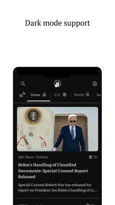 Boring Report: Unbiased News App screenshot