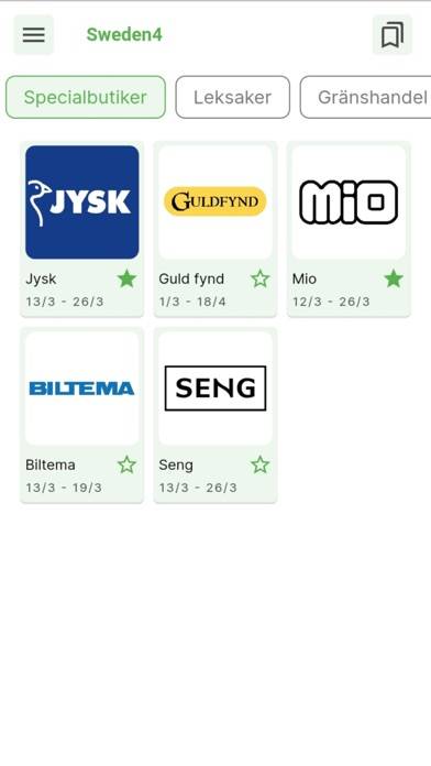 Sweden4 veckans erbjudanden App screenshot #2