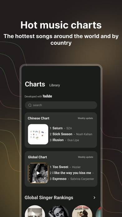 Airbuds Widget-Spotify Stats Captura de pantalla de la aplicación #1