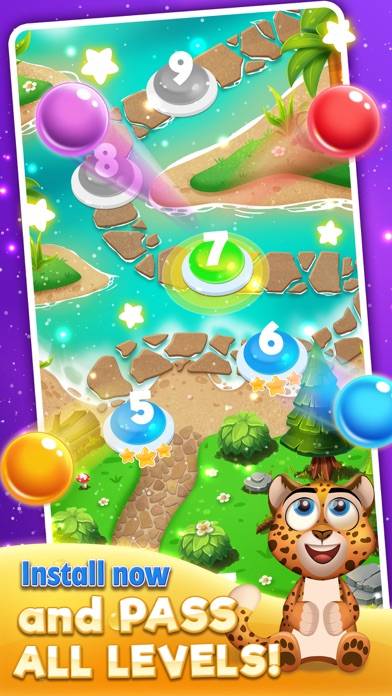 Bubble Pop: Wild Rescue Spiel-Screenshot