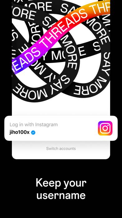 Threads, an Instagram app Capture d'écran de l'application #1
