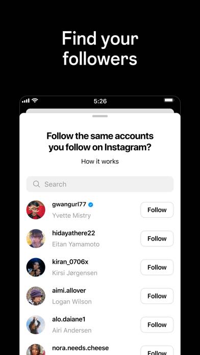 Threads, an Instagram app Capture d'écran de l'application #2