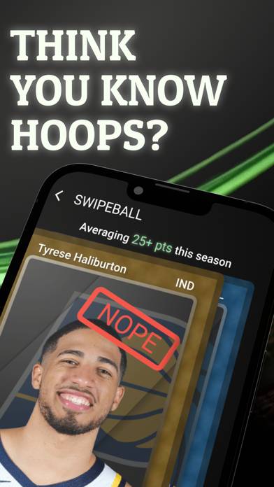 Dribble Hoops Sports Trivia App-Screenshot #1