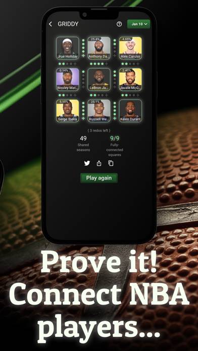 Dribble Hoops Sports Trivia App-Screenshot #2