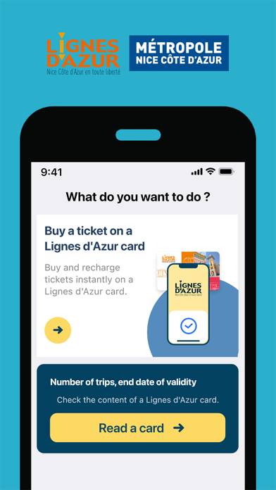 Lignes d'Azur Tickets App screenshot #1