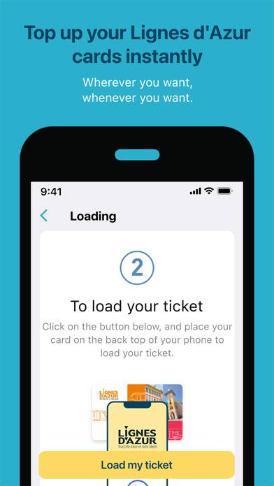 Lignes d'Azur Tickets App screenshot #3