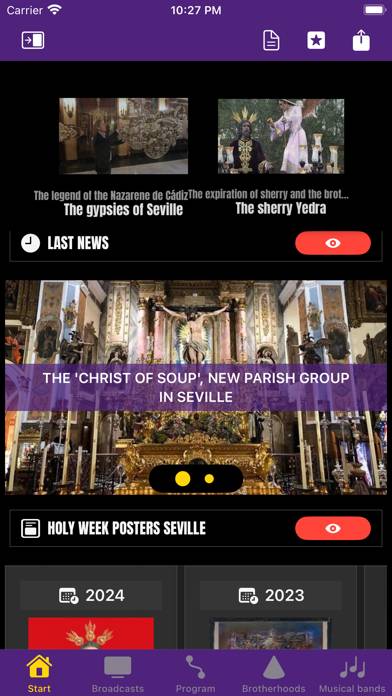 Semana Santa Sevilla 2024 Captura de pantalla de la aplicación #3