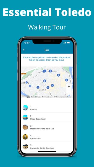 Walking Tour Toledo App-Screenshot #1