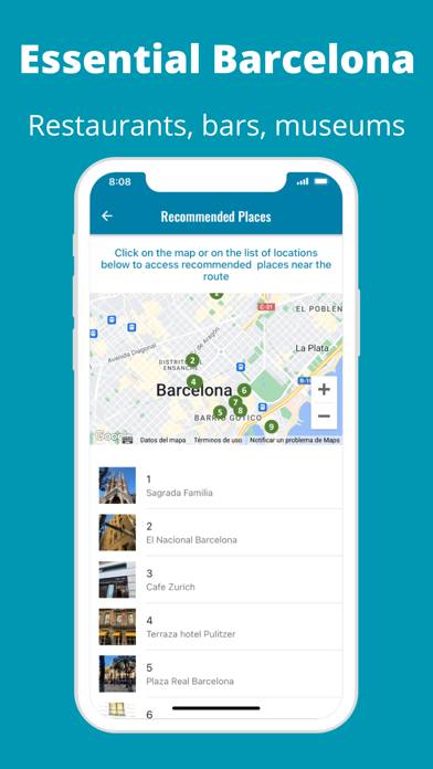 Walking Tour Barcelona App screenshot #3