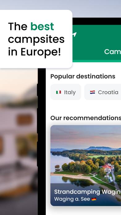 Campsite - Camping in Europe immagine dello schermo