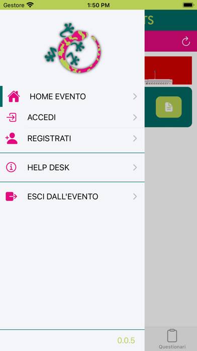 CNC Events Schermata dell'app