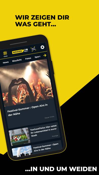 Weiden24 App-Screenshot