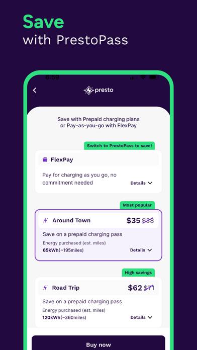 Presto App screenshot